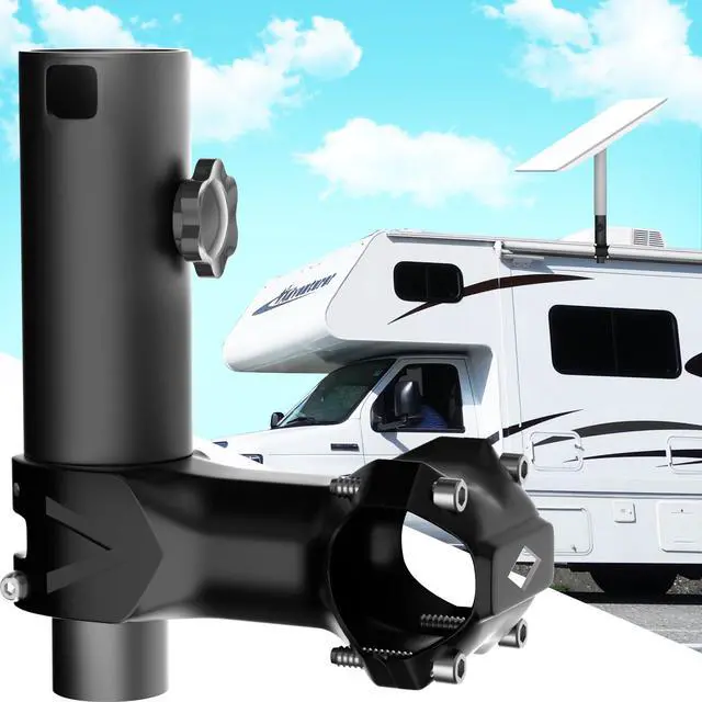 Main image of Starlink Gen 2 RV Mount - Heavy-Duty Aluminum Mount for Starlink V2 Dish, Fits RV Ladders, 1.1-1.3 Poles, SUVs - Weatherproof & Easy Installation