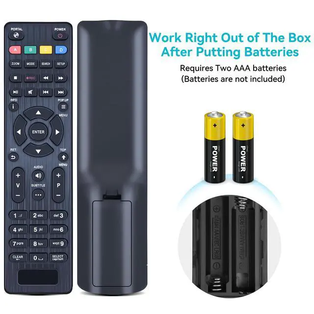 Alt view image 7 of 7 - Replacement Remote Control for Dune HD Classic Slim Boxes 53D Lite | TV-101, TV-102, TV-301, TV-303, also for Polsky/Polska/Polbox/Polzon/Kartina TV