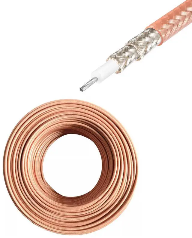 Main image of 40 Feet RG400 M17/128 Double Braid Shielded Coax Coaxial Cable