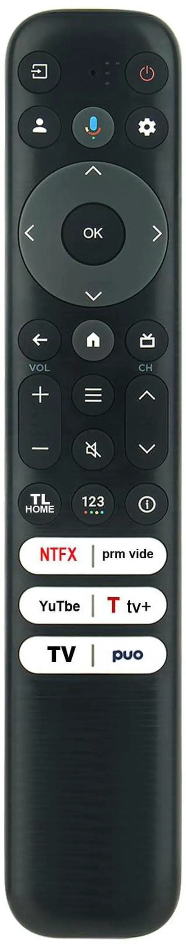 Main image of Replace RC813 Voice Remote fit for TCL Smart TV 43S350G 43S551G 50S551G | 55S551G 65S551G 75QM751G 85QM751G 98QM751G 65QM851G 75QM851G 85QM851G 98QM851G 43Q651G 50Q651G 55Q651G 65Q651G 75Q651G (FMB2)