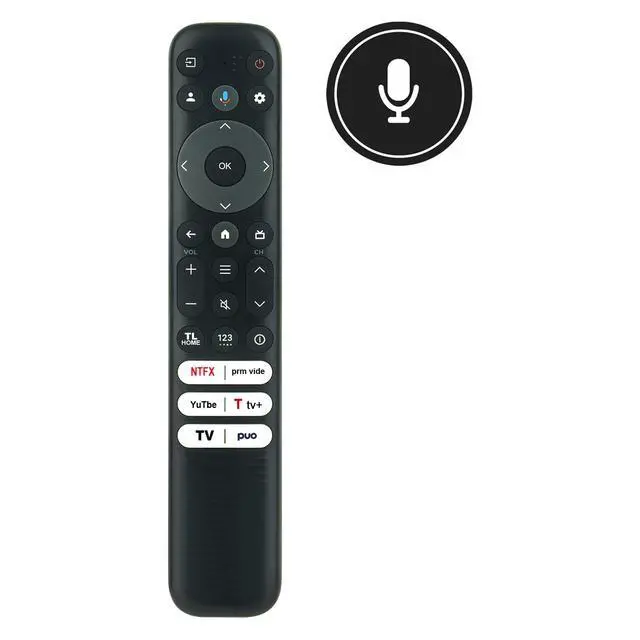Alt view image 4 of 7 - Replace RC813 Voice Remote fit for TCL Smart TV 43S350G 43S551G 50S551G | 55S551G 65S551G 75QM751G 85QM751G 98QM751G 65QM851G 75QM851G 85QM851G 98QM851G 43Q651G 50Q651G 55Q651G 65Q651G 75Q651G (FMB2)