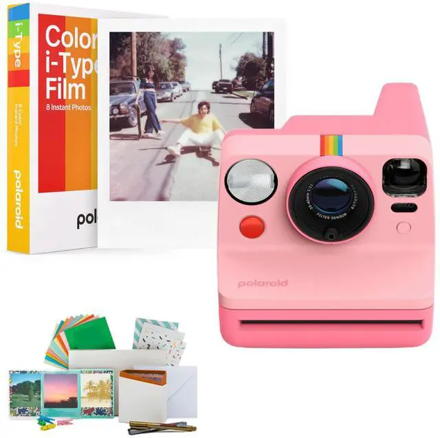 Main image of Now Generation 3 Instant Camera (Pink) Bundle | Included accessories, (3 items)