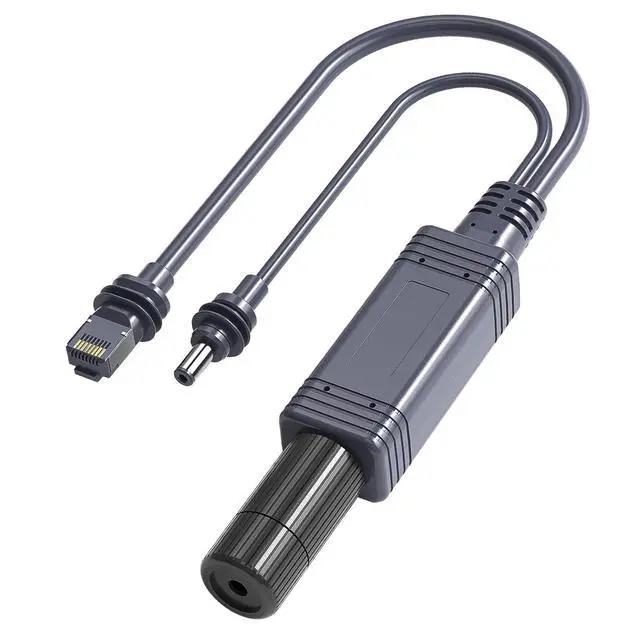 Alt view image 3 of 7 - PoE Splitter 100W Gigabit Ethernet Splitter 100m Long Distance Fast Data Transfer for Cat5e and Higher Cables with Satellite Accessories