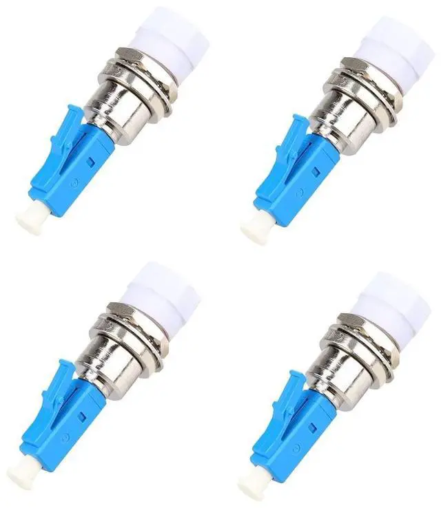 Main image of 4 Pack Fiber Optic Adapter - Single Mode LC/UPC Male to FC/UPC Female 9/125um Adapter Fiber Optic Connector Hybrid Optical Fiber for Visual Fault Locator
