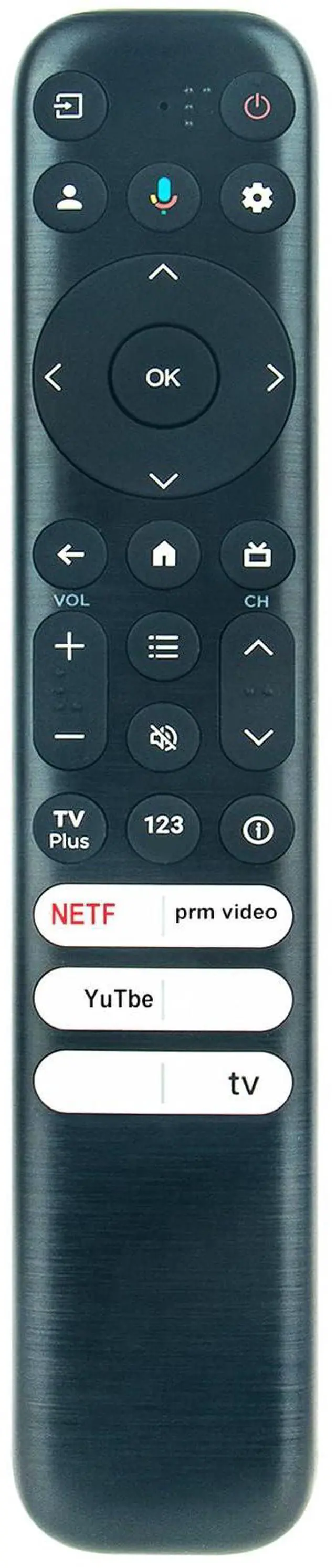 Main image of Voice Replace Remote Control Compatible with TCL TV 43" 50" 55" 65" 75" | 85" S CLASS S4 Series 4K UHD HDR LED SMART TV 43S450G 50S450G 55S450G 58S450G 65S450G 75S450G 85S450G