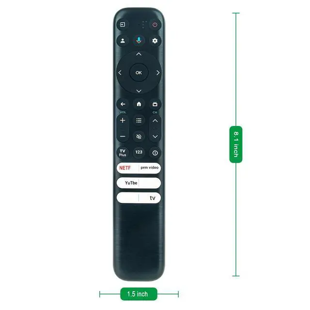 Alt view image 5 of 7 - Voice Replace Remote Control Compatible with TCL TV 43" 50" 55" 65" 75" | 85" S CLASS S4 Series 4K UHD HDR LED SMART TV 43S450G 50S450G 55S450G 58S450G 65S450G 75S450G 85S450G