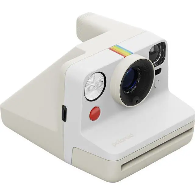 Alt view image 5 of 7 - Now Generation 3 i-Type Camera in Pebble White + 16 Film Bundle | Includes 8-Photo Color i-Type Film, Instant Photography for Travel, Parties & Gifts, Dual-Lens Autofocus, USB-C