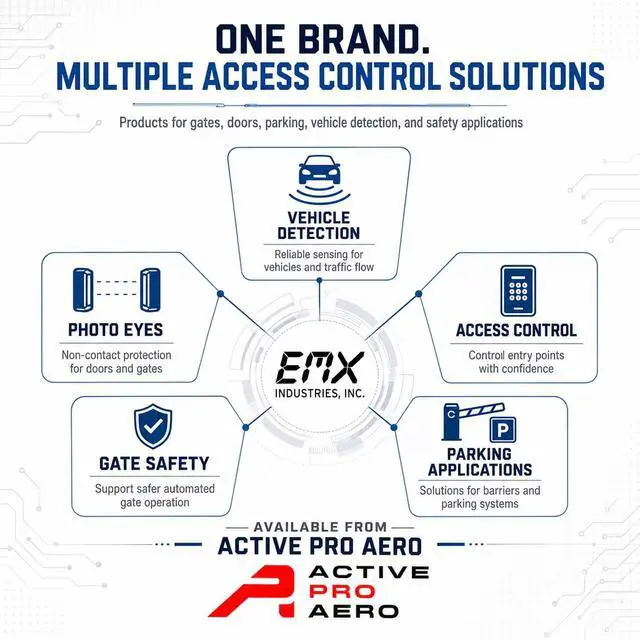 Alt view image 5 of 7 - EMX VMD 202-5-100 Vehicle Motion Detector Free Exit Probe Ultra-MVP 100 ft Lead