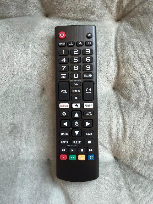 Alt view image 6 of 6 - Replacement Remote Control for LG Smart LED TV 43LV340C 49UJ6200 49UJ6200-UA 49UJ6300 49UJ6300-UA 65UK6090 UK6090PUA 65UJ6200 65UJ6200-UA Universal for LG TV Remote