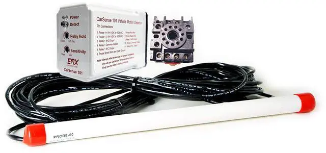 Main image of Sensor Probe Carsense 101 Complete Set for 100ft / 9...41VDC (12Volt / 24Volt) Outdoor Buried Driveway Vehicle Gate Motion Detector