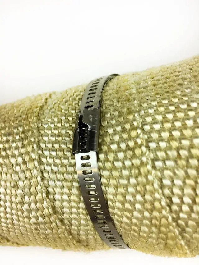 Alt view image 5 of 6 - 10 pack Secure 14" long Stainless Steel Positive Locking Zip Ties Heat Resistant Universal Use