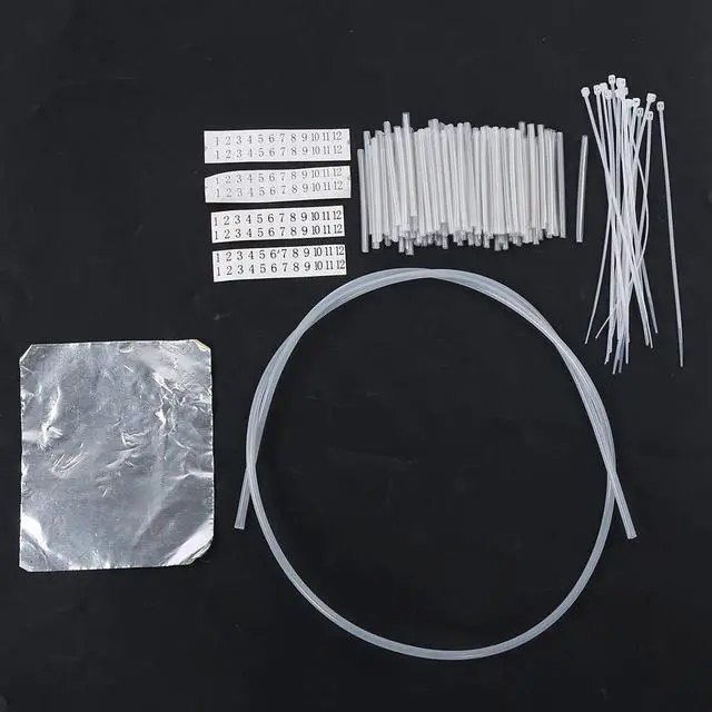 Alt view image 7 of 7 - Fiber Optic Splice Enclosure, Fiber Optic Cables Enclosure Box, Vertical Fiber Connection Box, IP68 Waterproof, Accessories Included, Black(96 Core)