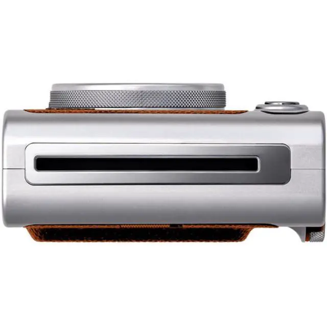 Alt view image 6 of 7 - INSTAX Mini EVO Hybrid Instant Camera | Brown Bundle with Instax Mini Instant Film | 60 Exposures + Microfiber Cleaning Cloth (3 Items)