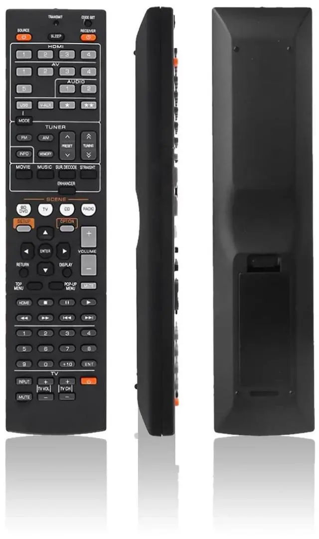 Main image of Replacement Remote Control Universal for Yamaha RX-V477 RAV465 ZA11370 RX-V671 RAV522 ZJ66510 RX-V577 RAV337 WT92730 RX-V765 RX-V867 RX-V665 RX-A710 RX-V471 YHT-595 YHT-695 Sound AV Receiver