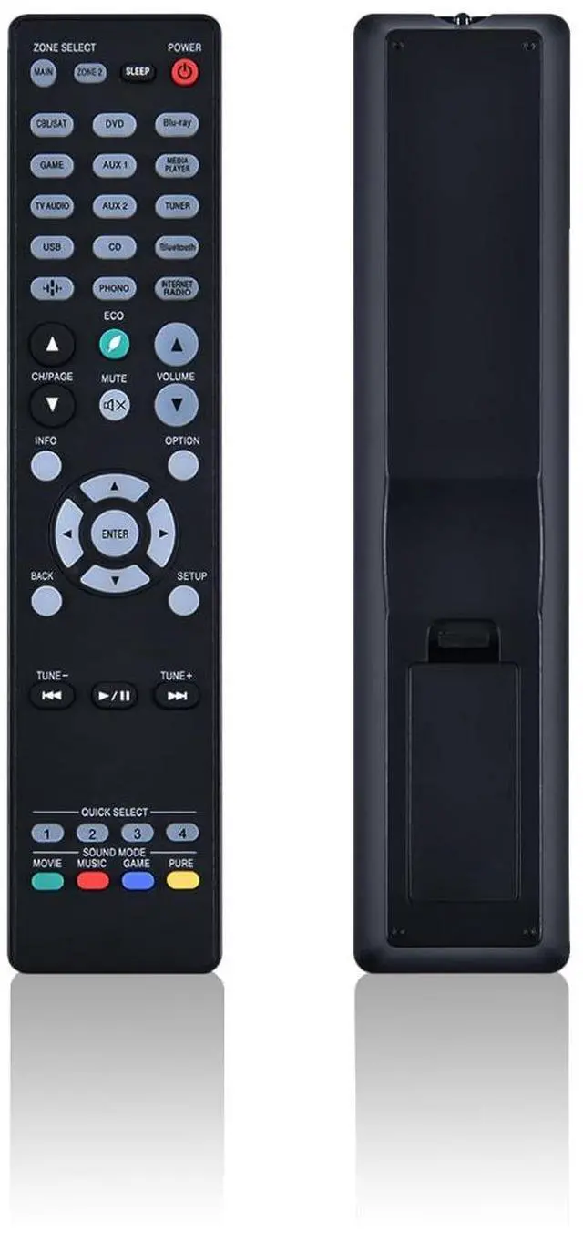Main image of Remote Control for Denon AVR-S770H RC-1258 AVR-X2400H RC-1227 AVR-X3700H AVR-X3200W RC-1244 AVR-X3500H AVR-S910W AVR-X1400H Home Theater AVR AV Receiver Replacement