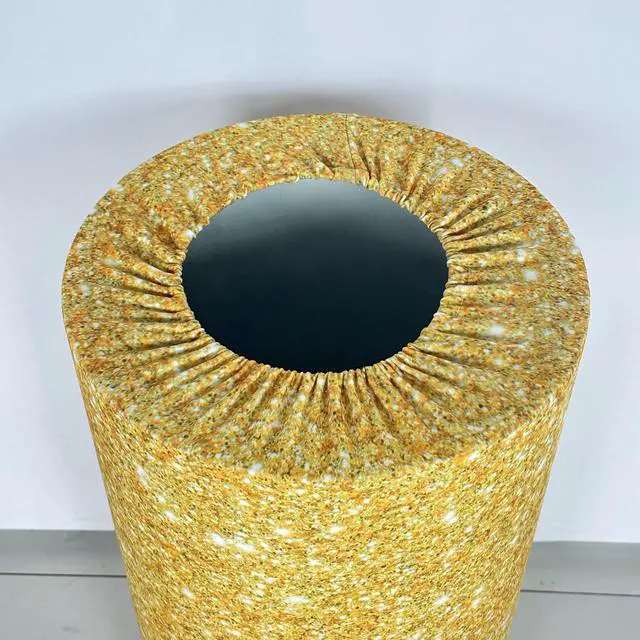 Alt view image 4 of 6 - Stretchy Cloth Cylinder Cover for Party Decoration Plinth Cover Pedestal Cover Golden Style