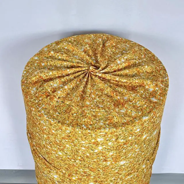 Alt view image 3 of 6 - Stretchy Cloth Cylinder Cover for Party Decoration Plinth Cover Pedestal Cover Golden Style