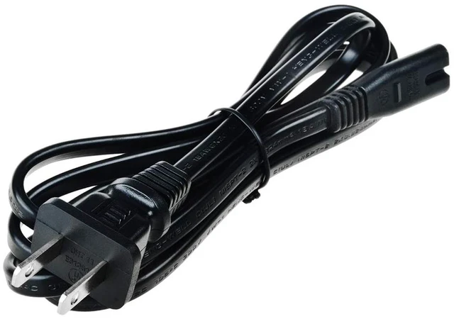 Alt view image 4 of 4 - 6ft AC Power Cord Compatible with Pofort Vibration Plate Exercise Machine 2-Prong 6ft UL AC Power Cord Compatible with Pofort Health & Fitness Full Body Vibration Platform Power Cord