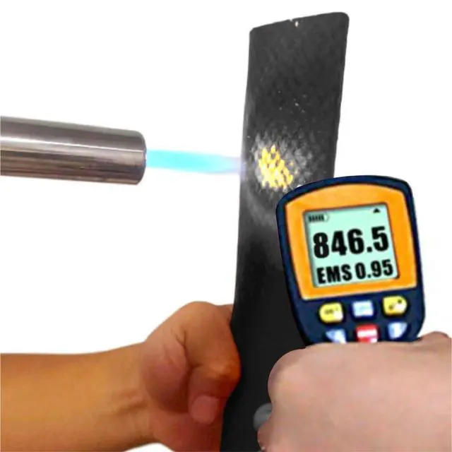 Alt view image 2 of 6 - Fuel Line Heat Shield Insulation Heat Sleeve Wire Heat Shield Fuel Line Heat Shield Sleeve Fire Sleeve Silicone Coated Fiberglass Heat Protection for Automotive Hose Lines & Electrical Wiring 3/4" ID