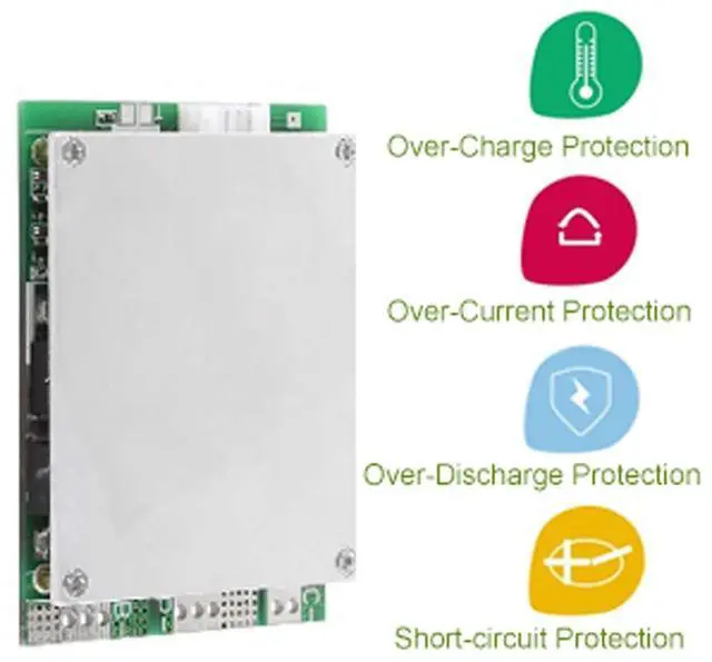Alt view image 3 of 7 - 12V 100A 4S BMS Protection Board with Balancing for 18650 LiFePO4 Battery Pack