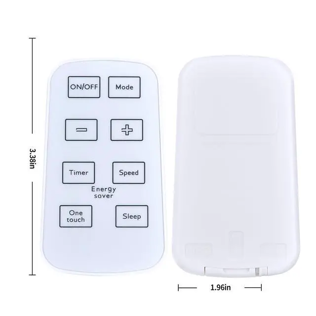 Alt view image 7 of 7 - Replacement Remote Control for Midea Window Air Conditioner MAW05M1BWT | For Midea MAW05M1BWT, MAW05R1BWT, MAW06R1BWT, MAW08R1BWT, MAW10R1BWT, MAW12R1BWT Replacement Air Conditioner Remote Control