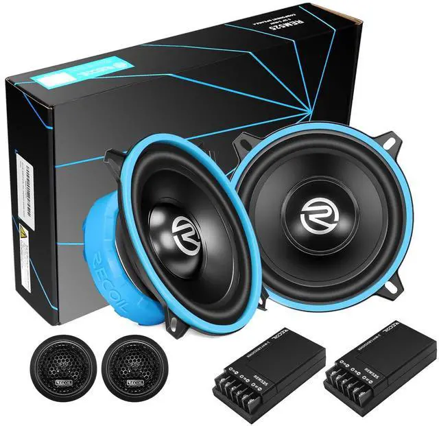 Alt view image 2 of 6 - REM525 Echo Series 5.25 Inch Car Audio Component Speaker System | 5.25", 200W Max, 100W RMS, Polypropylene Cone, Nitrile Rubber Surround, 3 Level Filter, Hi-Fi