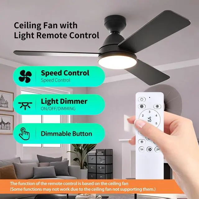 Alt view image 2 of 7 - New Ceiling Fan Remote Control fit for Fivesun Orison CHANFOK Zenouidle Ayaoty PrimeMall, for Fivesun JX01-031, Orison M8029, CHANFOK 8009 A018, Zenouidle DX006 DX006-B, PrimeMall PM-THI01 PM-THI02