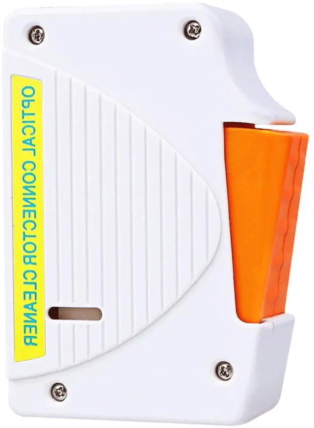 Main image of Fiber Optic Connector Cleaner Fiber Optic Clean Box Supports 1.25mm/2.5mm,LC,SC,FC,ST,MU,LC Interfaces,Cleans Over 550 TimesWhite