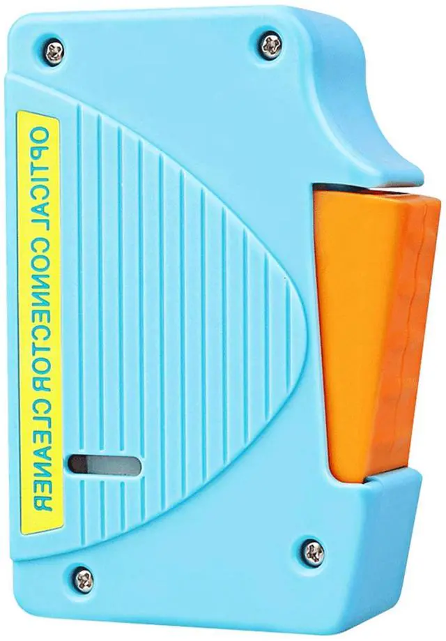 Main image of Cassette Fiber Optic Cleaner,Supports 2.5mm/1.25mm-LC/SC/FC/ST Interfaces,Fiber Optic Cleaning Box for Fiber Patch Cable End Faces,Cleans Over 550 Times(Blue)