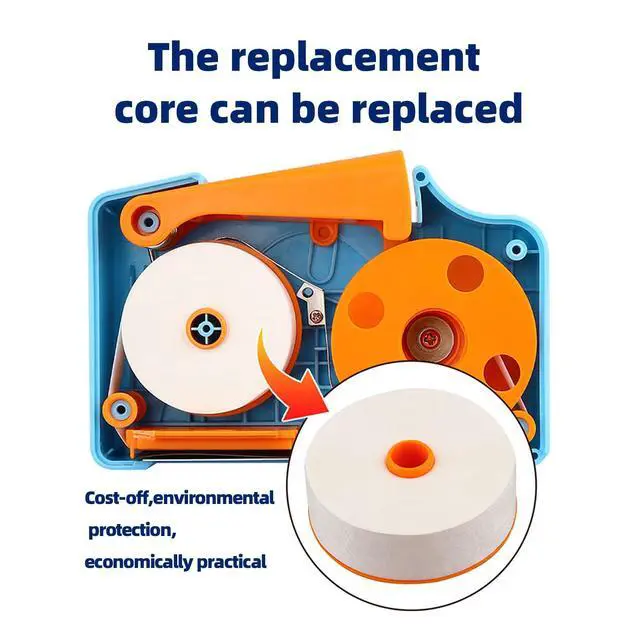 Alt view image 4 of 7 - Fiber Optic Connector Cleaner Fiber Optic Clean Box Supports 1.25mm/2.5mm,LC,SC,FC,ST,MU,LC Interfaces,Cleans Over 550 TimesWhite