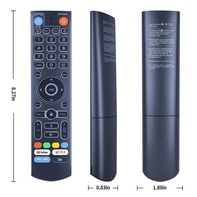 Alt view image 2 of 3 - Voice Remote Replacement for vSeeBox V5 Pro | Compatible Models: 3 Pro, V3 Plus, V1, V1 Pro, V2, V2 Pro, V1 Max, Elite Ultra Mini, Backlit Function, Easy Pairing