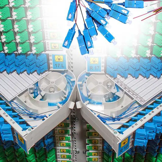 Alt view image 6 of 7 - 12 Strand SC/UPC Fiber Optic Pigtail, 1.5Meter(4.9Ft) 9/125um Color Coded Singlemode SC/UPC Fiber Pigtail for Networks Communication System