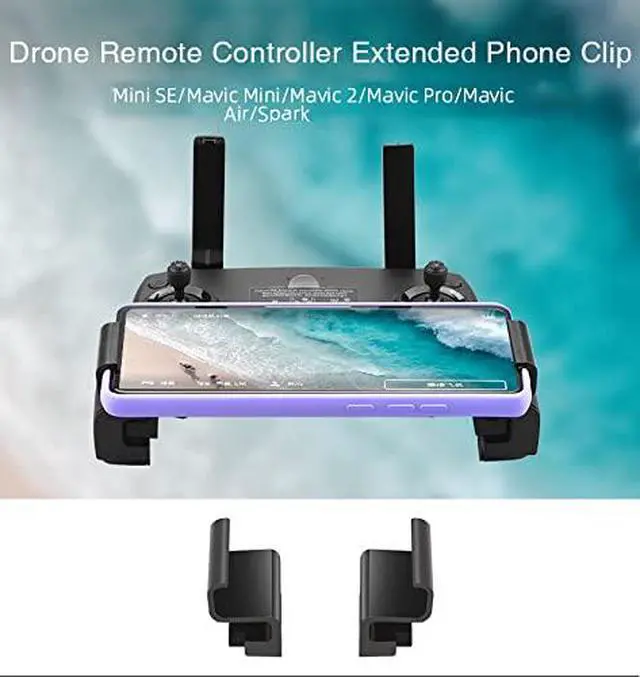 Alt view image 3 of 4 - Widen Phone Holder Mount Clip for DJI Mavic 2 Pro Zoom/ Mavic Mini/Mini Se/ Spark/Mavic Air Remote Control Clamp Accessories