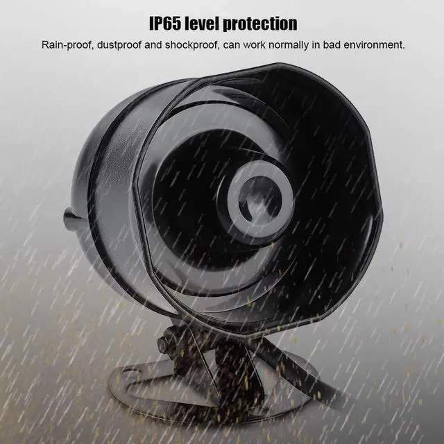 Alt view image 3 of 6 - Electronic Sound Speaker Wired Alarm Siren Horn Support Loading MP3 IP65 Micro with SD Card Support Fat and FAT32 File System