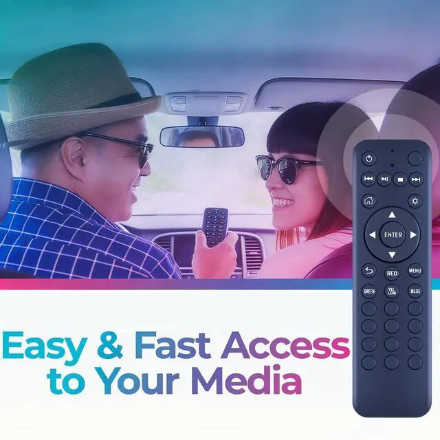 Alt view image 5 of 7 - New Replacement Remote Control for Honda Odyssey/Pilot Elite/Touring/EX-L | 2019-2023 Rear DVD Entertainment 39560-THR-A020-M1 39560THRA020