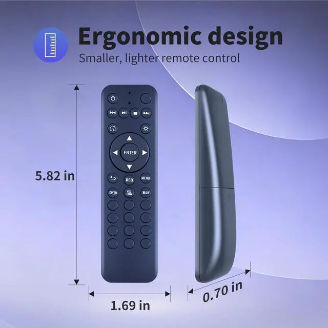 Alt view image 6 of 7 - New Replacement Remote Control for Honda Odyssey/Pilot Elite/Touring/EX-L | 2019-2023 Rear DVD Entertainment 39560-THR-A020-M1 39560THRA020