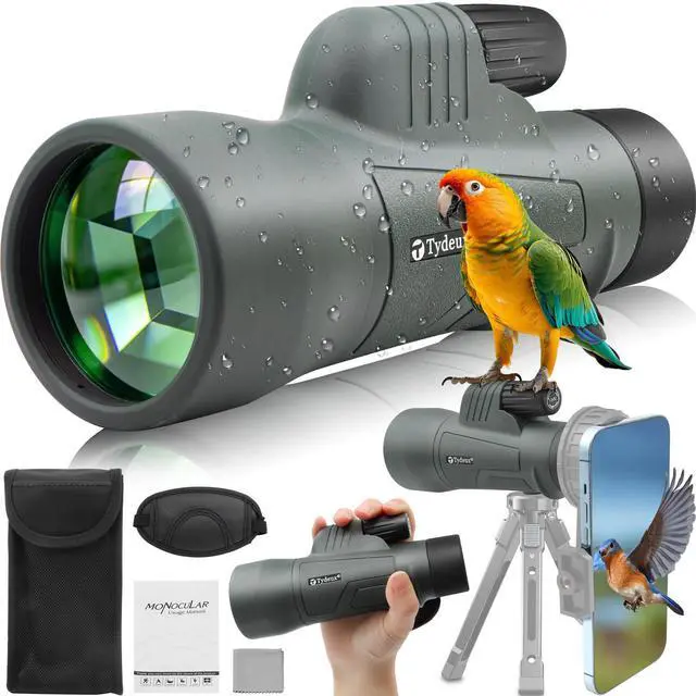 Main image of 12x50 HD K4 Prism Monocular Telescope | for Travel, Wildlife, Bird Watching, Hunting, Camping, Outdoor, Activity, Concert