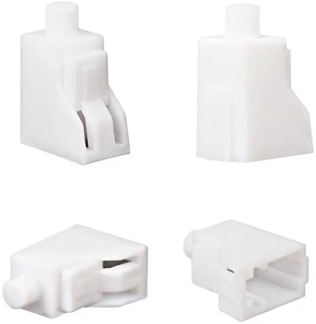 Alt view image 6 of 7 - LC Fiber Optic Dust Caps, 100 Pack LC Simplex Dust Caps for Fiber Optic Quick Connector, Patch Cord, Pigtail and Adapter