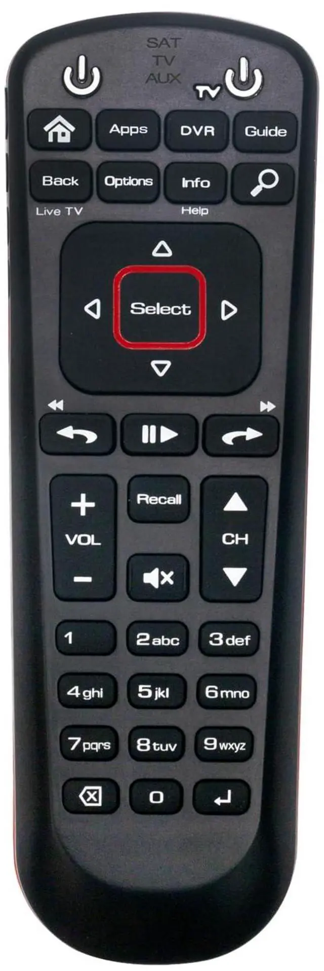 Main image of Replacement Remote Control fit for Dish 52.0 Network Satellite Receiver