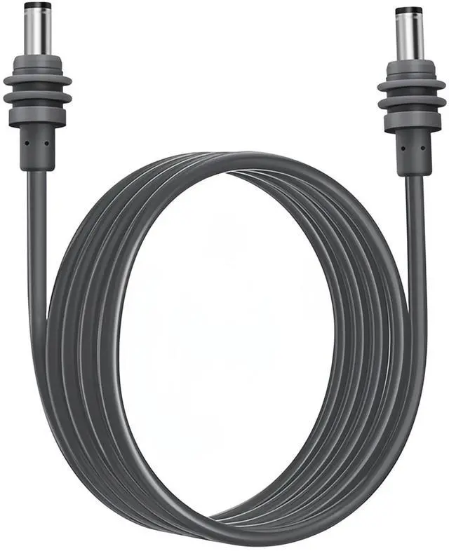 Main image of 6.5FT Starlink Mini Cable, 18AWG Starlink Mini DC Power Cable Extension Replacement DC Power Cord Cable for Starlink Mini Power Supply Male to Male Waterproof Outdoor Gray