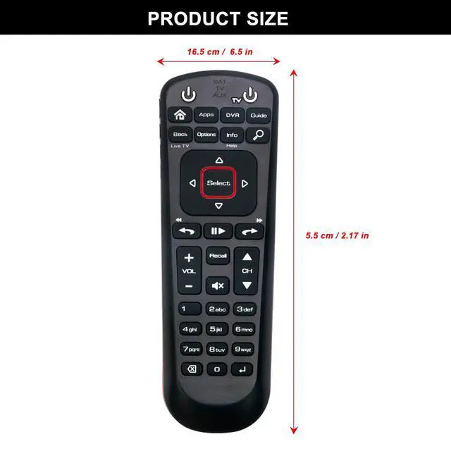 Alt view image 3 of 4 - Replacement Remote Control fit for Dish 52.0 Network Satellite Receiver