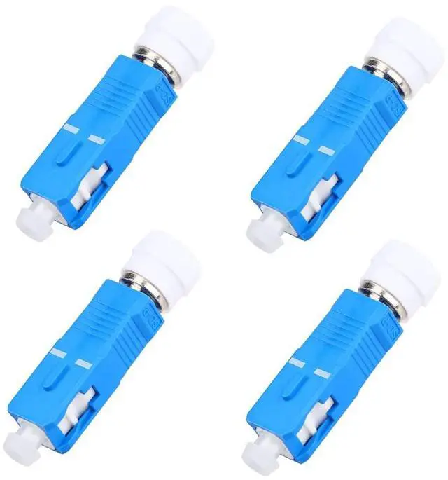 Main image of 4 Pack Fiber Optic Adapter Single Mode SC/UPC Male to FC/UPC Female 9/125um Adapter Fiber Optic Connector Hybrid Optical Fiber for Visual Fault Locator
