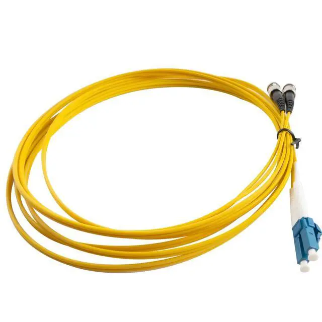 Alt view image 4 of 6 - LC to ST Fiber Patch Cable, 5M (16.4ft) Single Mode Duplex Fiber Jumper 9/125um OS1 LSZH - LC ST Singlemode Duplex Patch Cords (5M - 2 Pack)