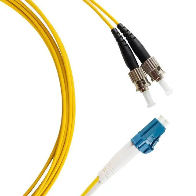 Alt view image 3 of 6 - LC to ST Fiber Patch Cable, 10M(32.8ft) Single Mode Duplex Fiber Jumper 9/125um OS1 LSZH - LC ST Singlemode Duplex Patch Cords (10M)