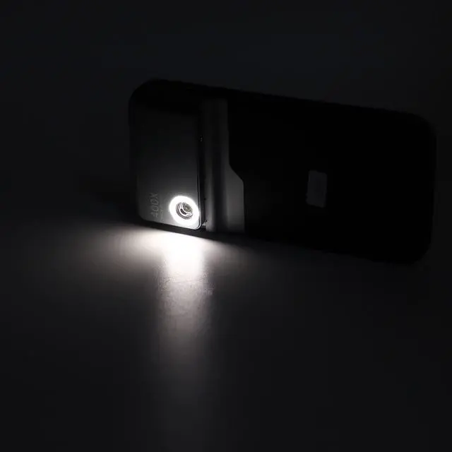 Alt view image 6 of 6 - 400X Phone Microscope, 400X Microscope with LED Light and Universal Phone Clip for iOS 14 Pro, Focus Quickly, Microworld for Kids and Adults