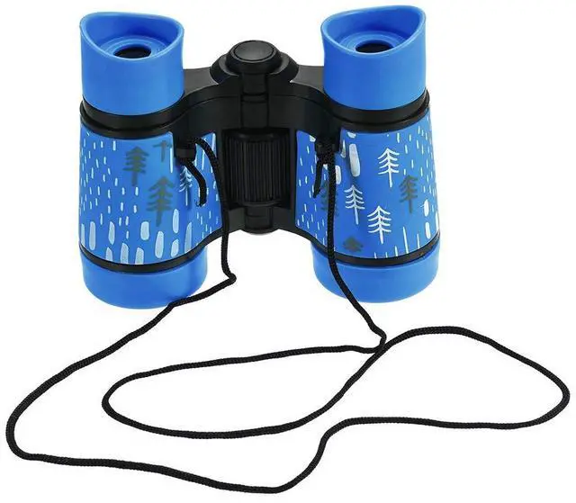 Main image of Binoculars 4X30 Compact Folding Binoculars Shockproof Sky Blue with Neck Strap for Bird Watching Hiking Camping