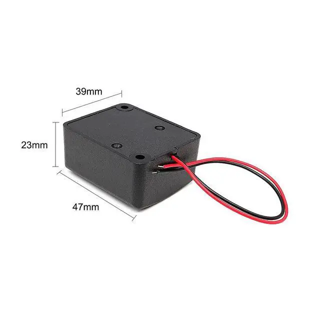 Alt view image 3 of 6 - 4PCS 110dB Electronic Black Mini Piezo Alarm Siren DC 12V Insurance AntiTheft HighDecibel Square Shell Active Buzzer Alarm for Car Safes