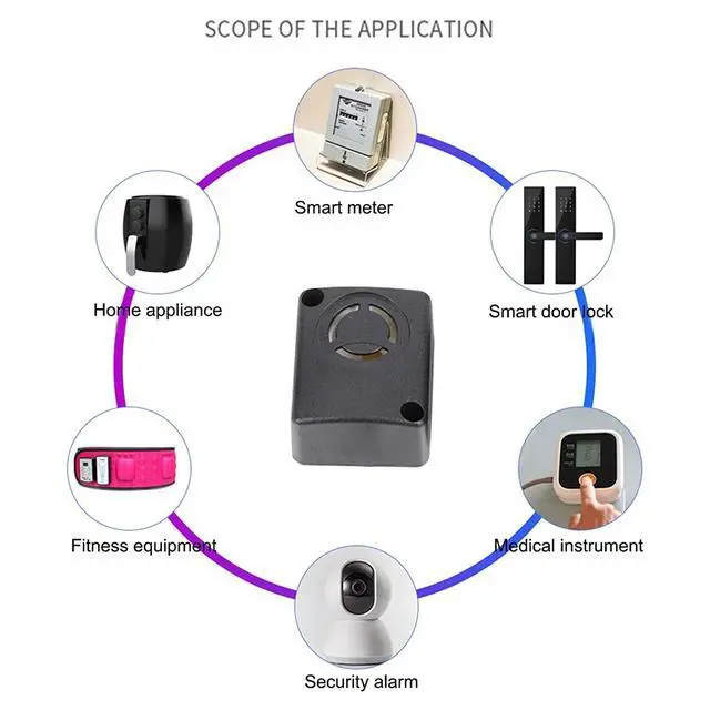 Alt view image 5 of 6 - 4PCS 110dB Electronic Black Mini Piezo Alarm Siren DC 12V Insurance AntiTheft HighDecibel Square Shell Active Buzzer Alarm for Car Safes