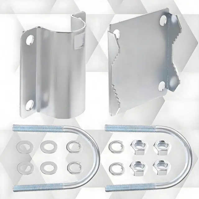 Alt view image 5 of 7 - Marine - Grade Stainless Steel Rail Mount for Starlink Gen 2 - Fits 1 - 2 Inch Poles, Ideal for Boat/Yacht/RV Antenna Install
