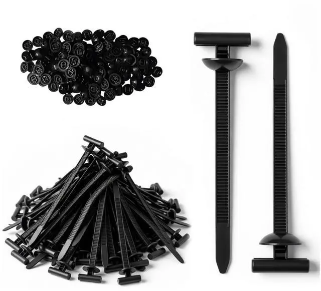 Main image of 150 Pcs 2026 Upgraded Nylon Universal Cable Tie Buckle - Heavy Duty Push Mount Zip Ties for Car Bumper, Fender Liner & Splash Guard Repair - UV & Heat Resistant Snap-Fit Fastening Clips for Automotive